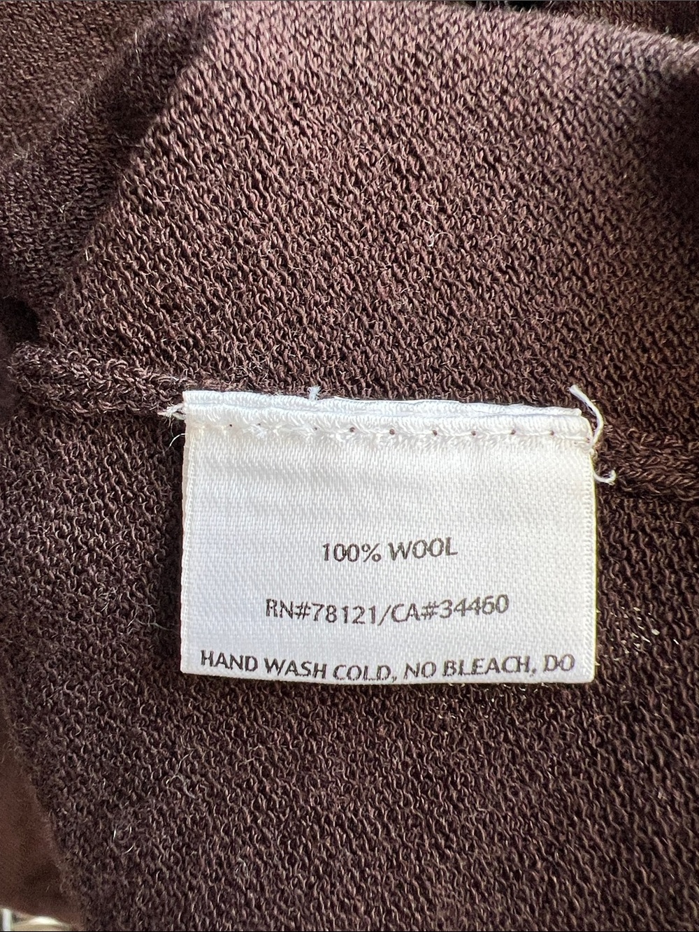 Eileen Fisher Dark Brown Scoop-Neck Tank - Picture 3 of 5
